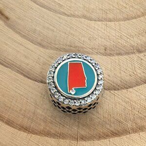 Pandora Guy Shores Alabama Exclusive Charm Pendant, S925 Silver Jewelry